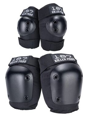 187 Killer Pads set, Protective Gear for Elbows, Knees XS Kids 4-8Y